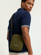 Hilfiger Logo Textured  Reporter Bag