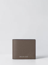 Michael Kors Cooper Pebbled Leather Billfold Wallet With Coin Pouch,36T4LCOF3L