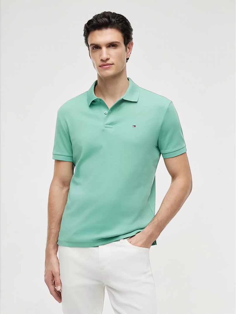 Tommy Smooth Cotton Polo T shirt