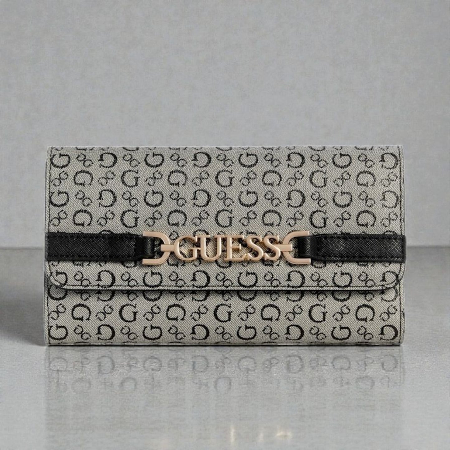 Rhiannon Logo Fold-Over Clutch Wallet