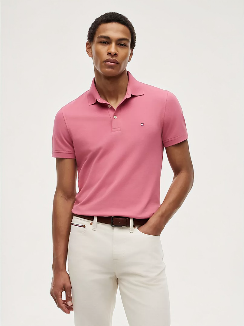 Tommy Smooth Cotton Polo T shirt