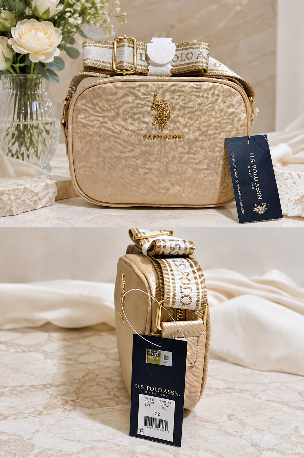 Immediate CLASSIC ZIP METALLIC CROSSBODY BAG
SKU: 27V0047-AA00A