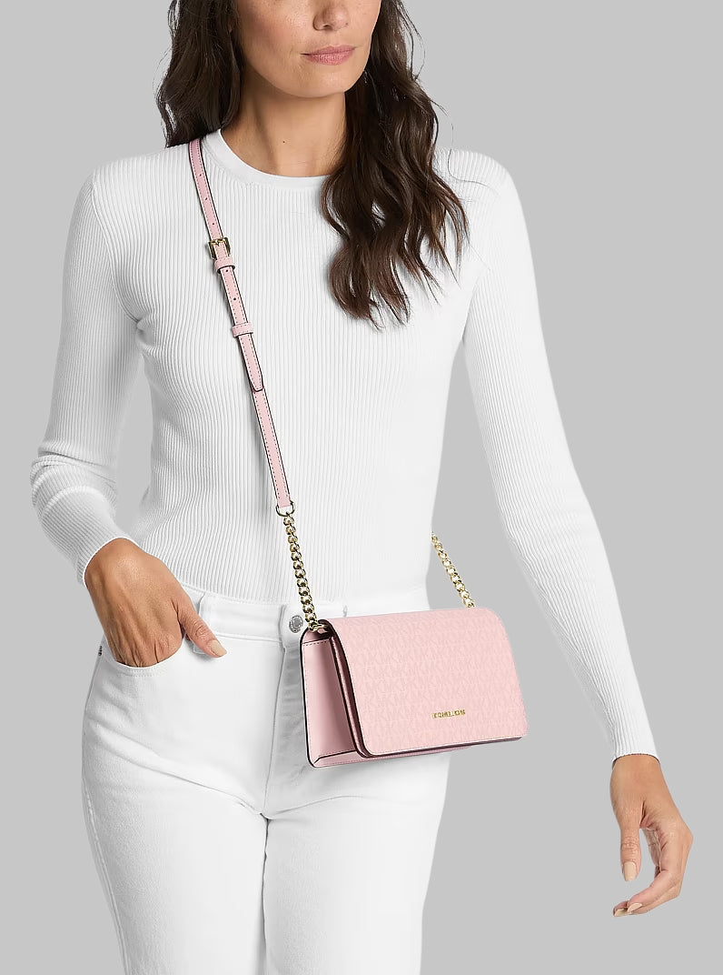Jet Set Medium Signature Logo Crossbody Bag, 35F5STVC8B