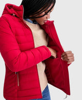 TOMMY HILFIGER Women's Hooded Packable Puffer Coat