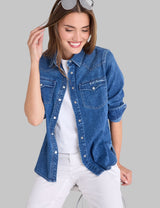 LONG SLEEVE DENIM WESTERN SHIRT