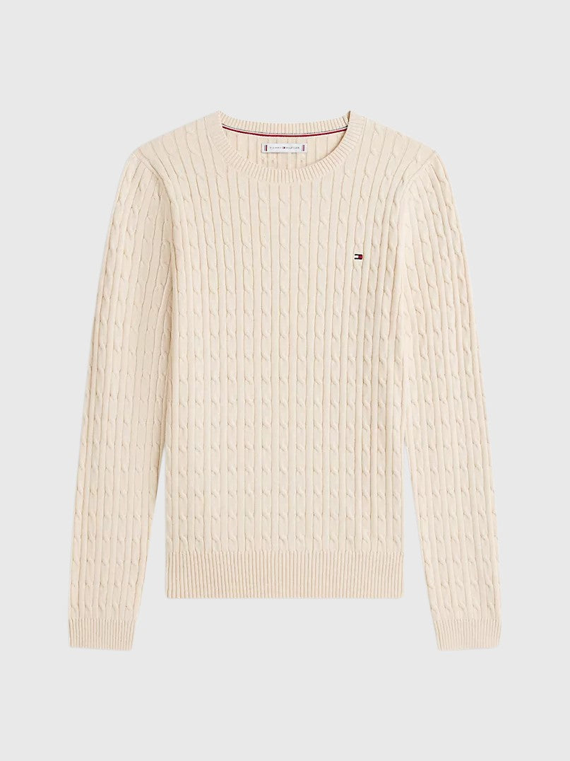 TOMMY HILFIGER Cable Knit Sweater,XW07179-DW5