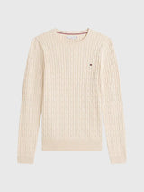 TOMMY HILFIGER Cable Knit Sweater,XW07179-DW5