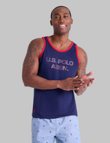 ALLOVER WORDMARK PRINT TANK