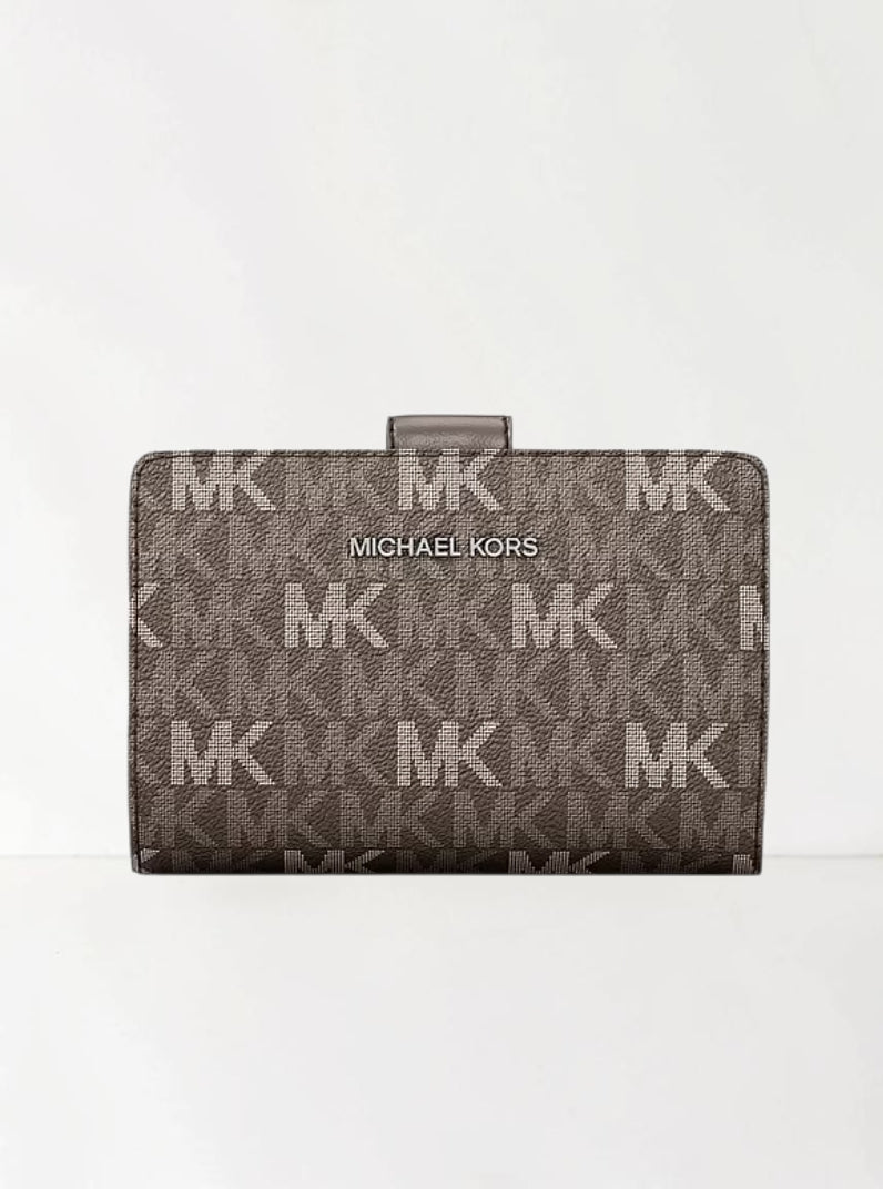 Jet Set Travel Medium Signature Logo Billfold Wallet,35F6STVF6V