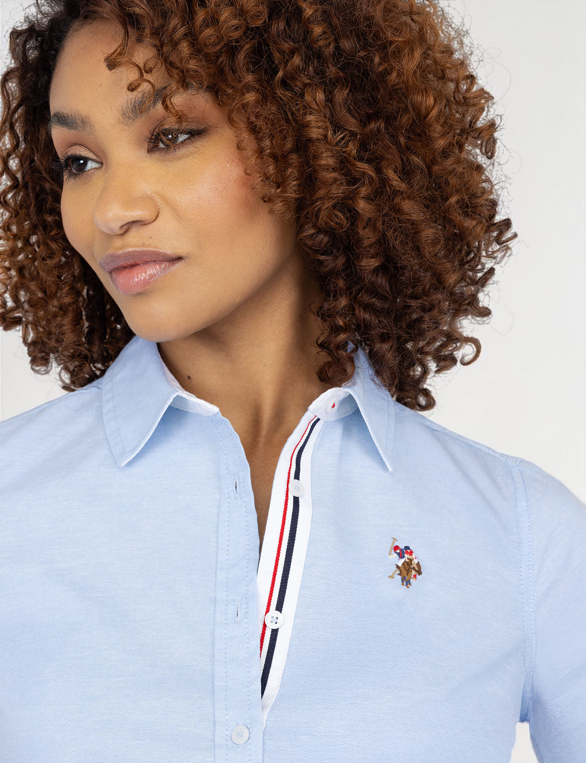 LONG SLEEVE SOLID STRETCH OXFORD SHIRT 215859-YI00A