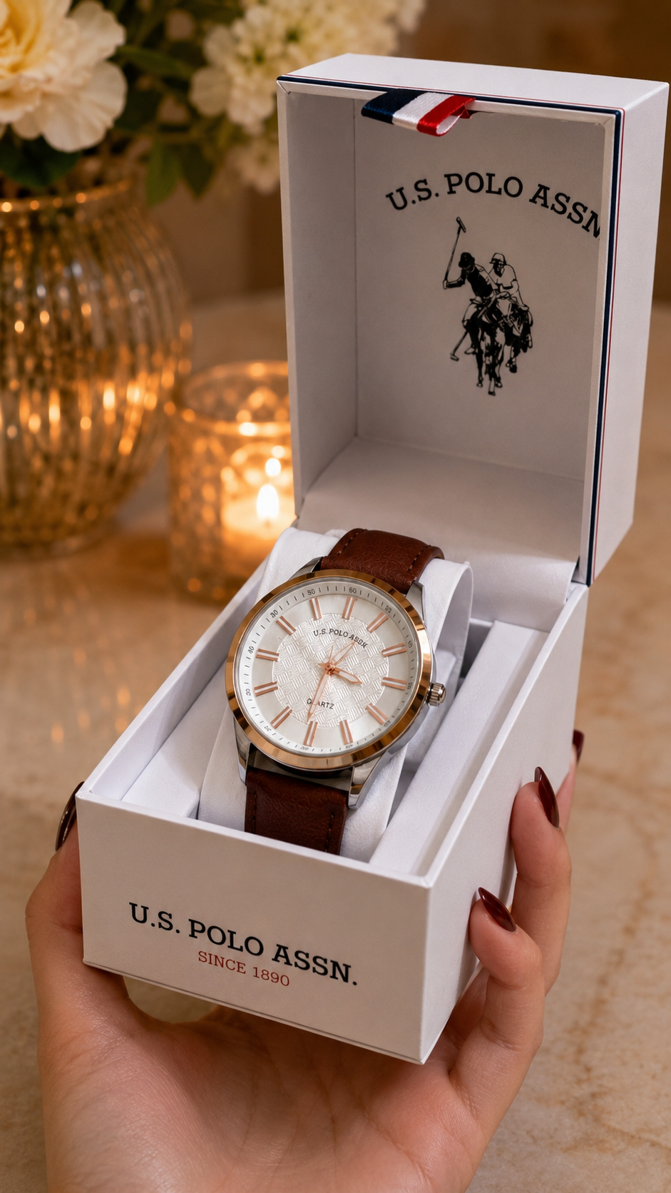 Immediate MENS BROWN STRAP GOLD ACCENT WATCH
SKU: USC50640UO-0000A