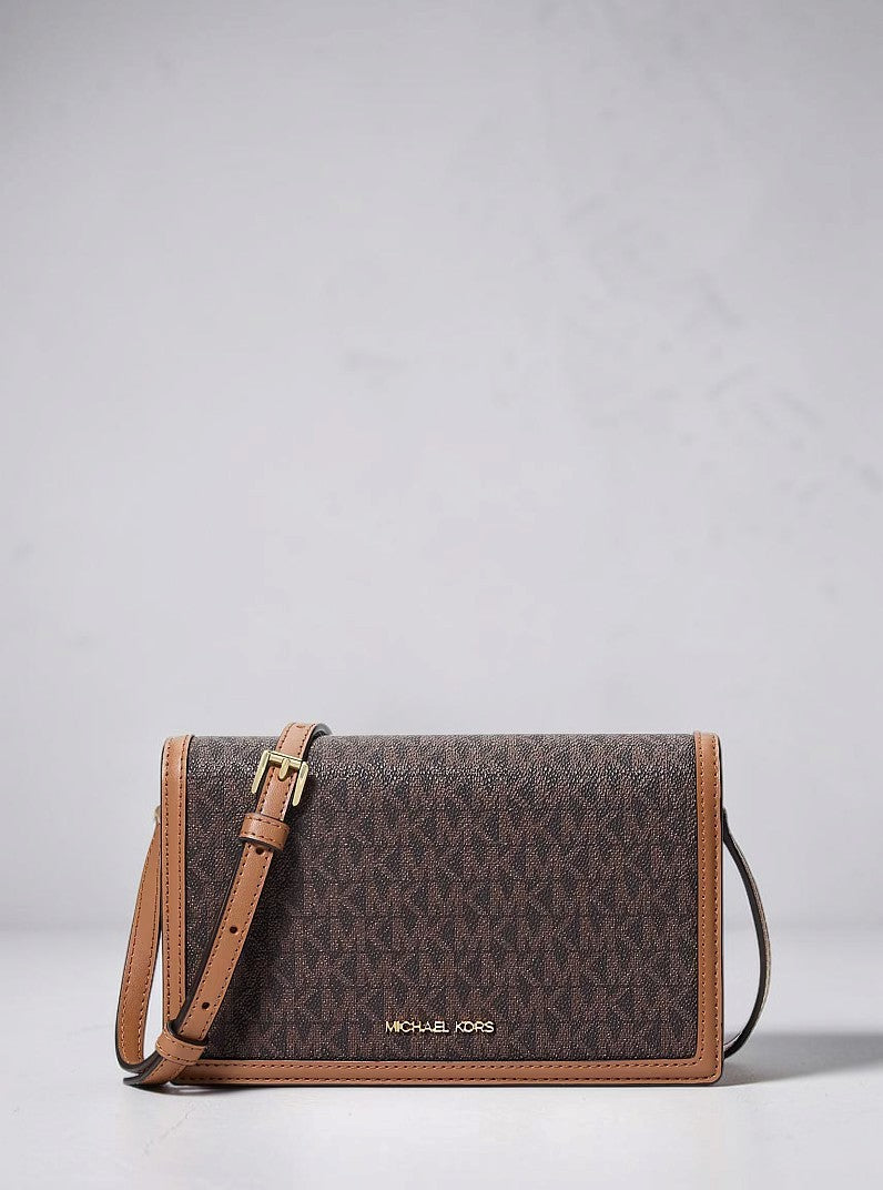 Michael Kors Marlowe Medium Signature Logo Crossbody Bag,32S6G0ZC6B