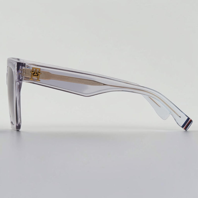 Tommy Hilfiger 
Grey Azure Square Ladies Sunglasses,TH 2100/S
