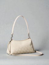 C.K Pleat Monogram Logo Shoulder Bag