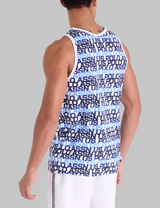 ALLOVER WORDMARK PRINT TANK