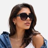 Guess Smoke Gradient Square Ladies Sunglasses,GF6169