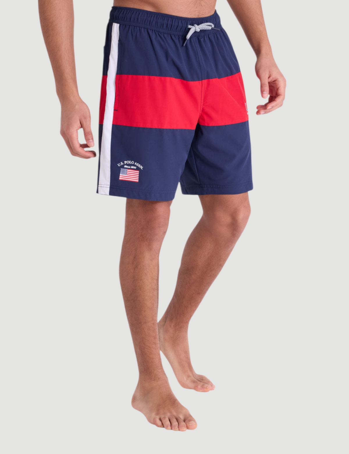 USA COLORBLOCK SWIM SHORTS