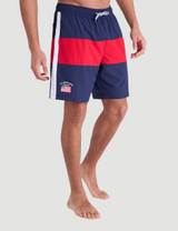 USA COLORBLOCK SWIM SHORTS