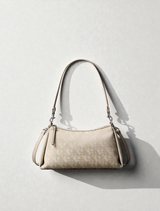 C.K Pleat Monogram Logo Shoulder Bag