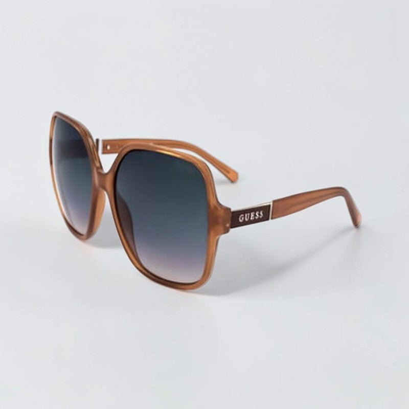 Guess Blue Gradient Square Ladies Sunglasses,GF00017