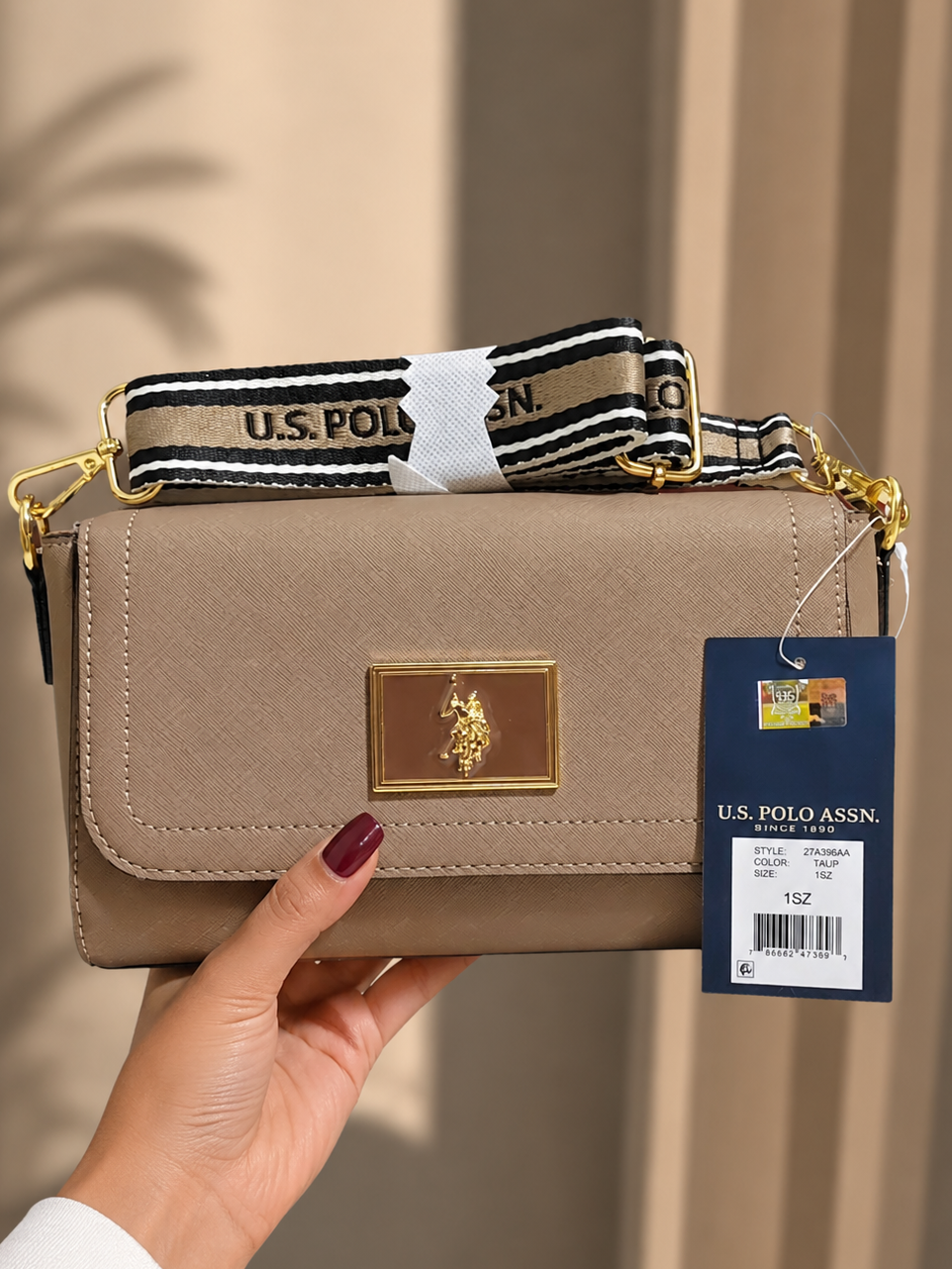 Immediate ENAMEL CROSSBODY BAG Serial 27A396-AA00A