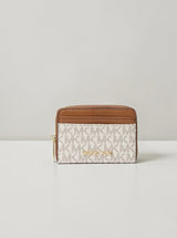 Jet Set Travel Medium Logo Zip-Around Card Case,35H9GTVZ2B
