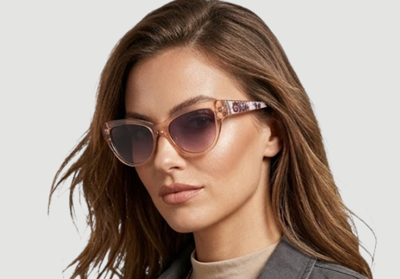 Smoke Gradient Cat Eye Ladies Sunglasses