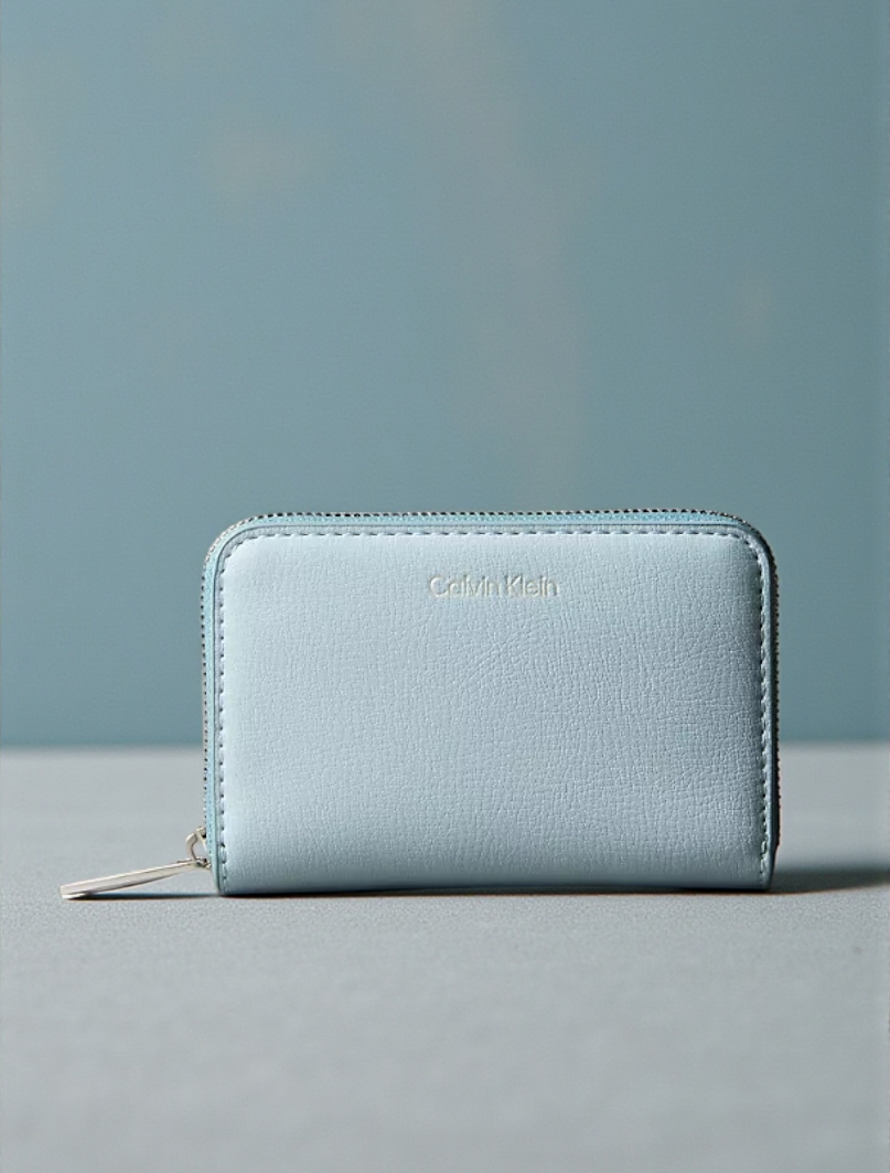 C.K Foil Logo Square Zip Wallet 4F1091G