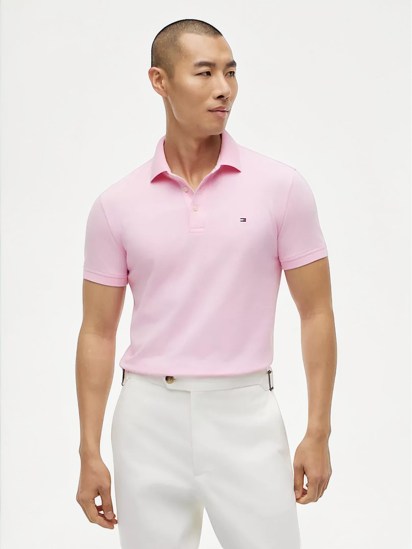 Tommy Smooth Cotton Polo T shirt