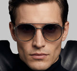 Gradient Smoke Pilot Men's Sunglasses
GU00211