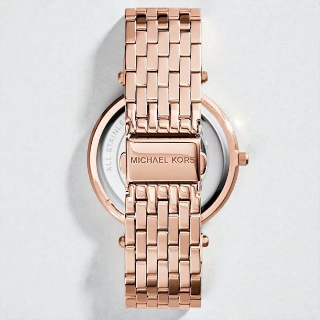 M.K Women's Darci Rose Gold-Tone Stainless Steel Bracelet Watch 39mm MK3192