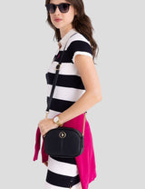 ENAMEL CHAIN CROSSBODY BAG,27V0058-AA00A