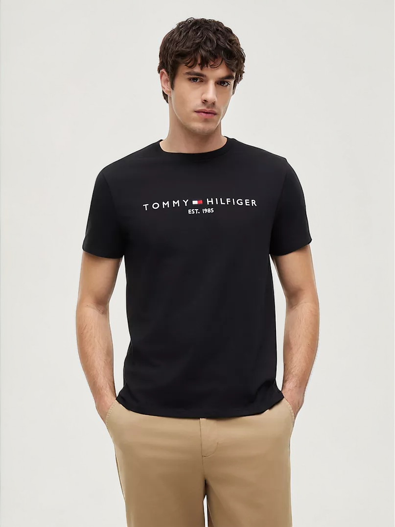 Embroidered Tommy Logo T-Shirt