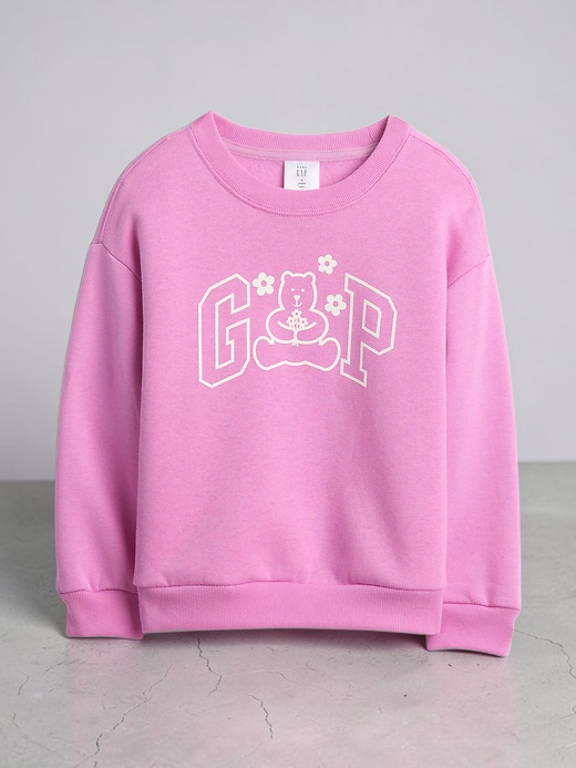 babyGap Logo Relaxed Crewneck Sweatshirt