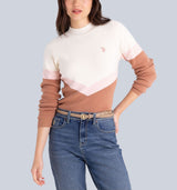 USPA MARLED CREW NECK SWEATER,321119C