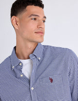 LONG SLEEVE LIGHT WEIGHT GINGHAM OXFORD SHIRT Serial 11H0301-YR00A