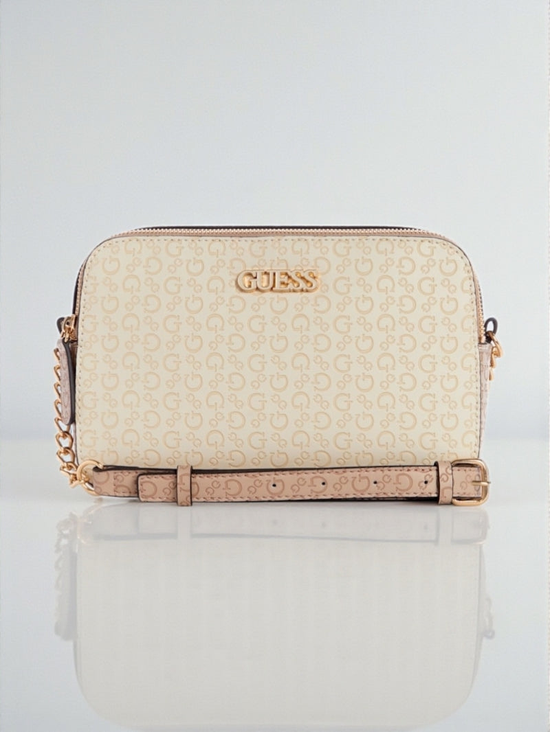 Zakaria Debossed Logo Double-Zip Crossbody