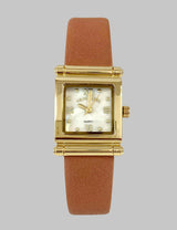 LADIES BROWN STRAP SQUARE FACE WATCH
SKU: USC42173UO-0000A