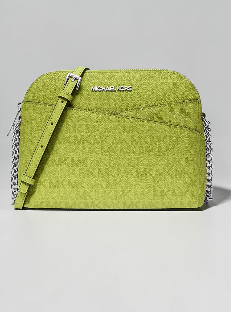Jet Set Travel Medium Logo Dome Crossbody Bag,35F1STVC6B