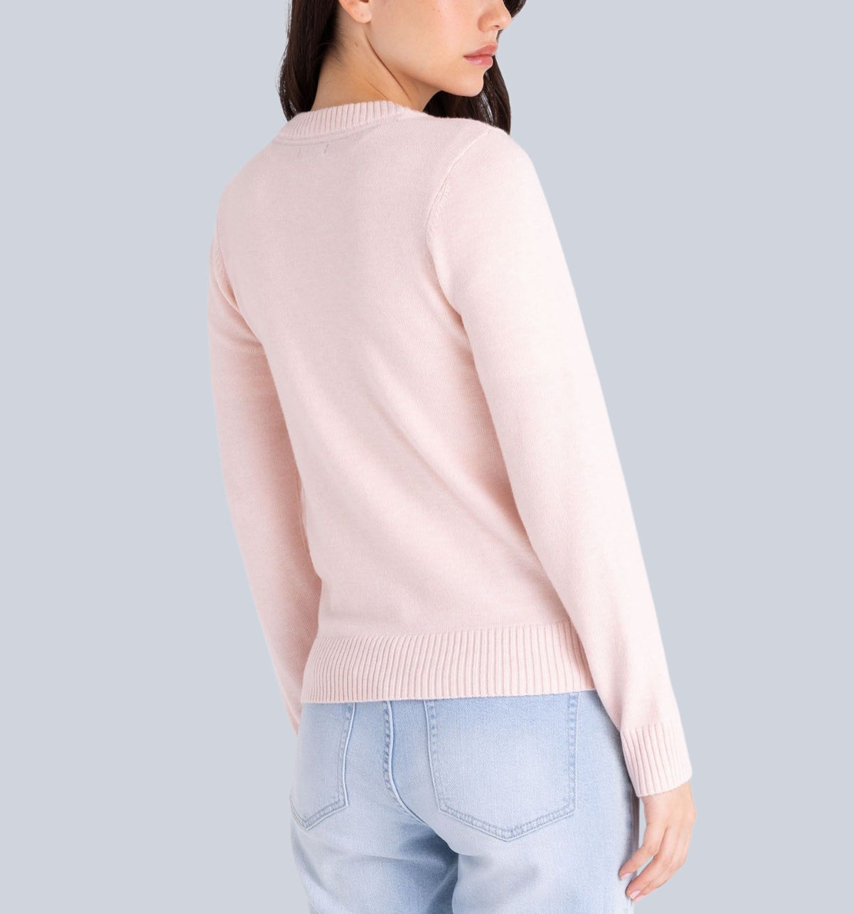 USPA MARLED CREW NECK SWEATER,321119C