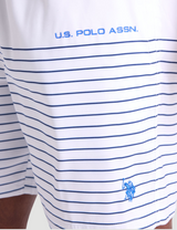 PIN STRIPE SWIM SHORTS