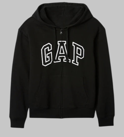 Relaxed Gap Logo Zip Hoodie