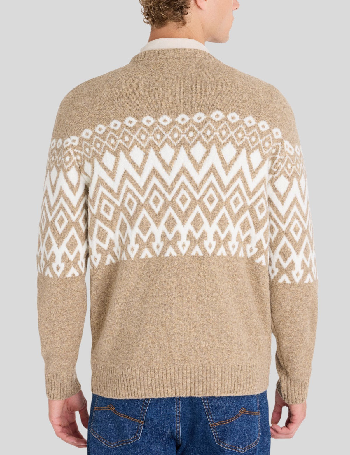 US.POLO.ASSN FAIRISLE CREW NECK SWEATER,USUF6S5661-0000A