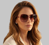 Guess  
 Butterfly Ladies Sunglasses
Item No. GF0407 66F 59