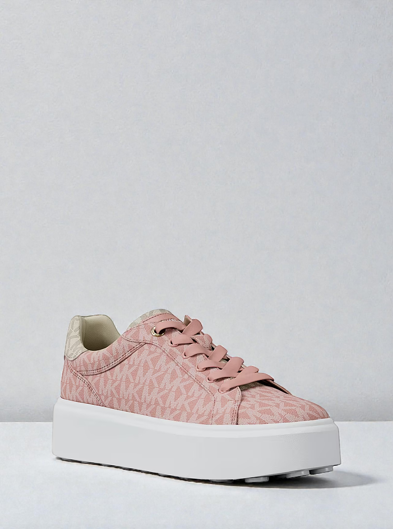 M.k Romey Two-Tone Logo Platform Sneaker