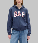 Relaxed Gap Logo Zip Hoodie