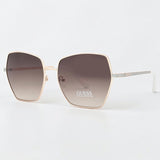 Guess Brown Butterfly Ladies Sunglasses, GF6137