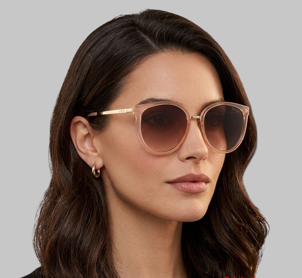 Guess 
Brown Gradient Teacup Ladies Sunglasses