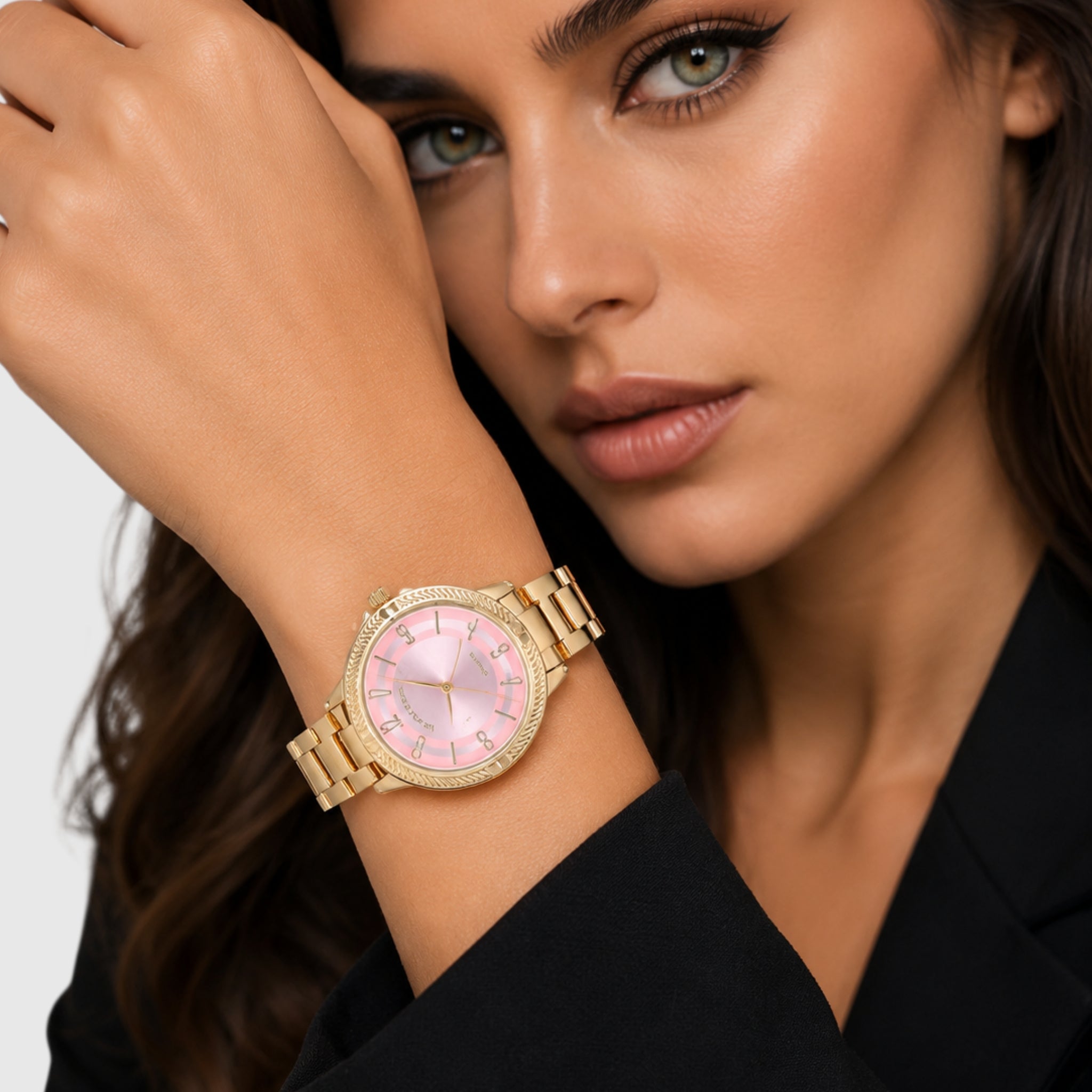 LADIES GOLD LINK WATCH,USC40720UO-0000A