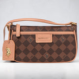27A176-AA00A,DIAMOND SIGNATURE CROSSBODY BAGUETTE BAG